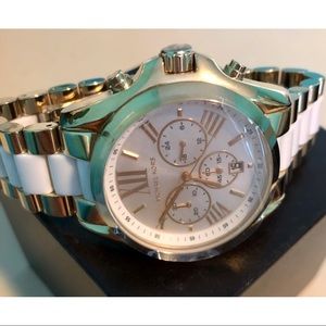 Michael Kors Gold & White Watch (Authentic)